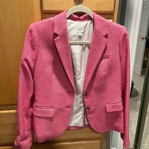 J. Crew Women's Vibrant Pink Blazer